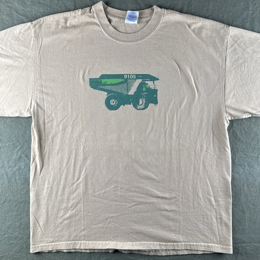 Vintage 2005 Pearl Jam Gorge Band Tour T Shirt Grunge Beige XL